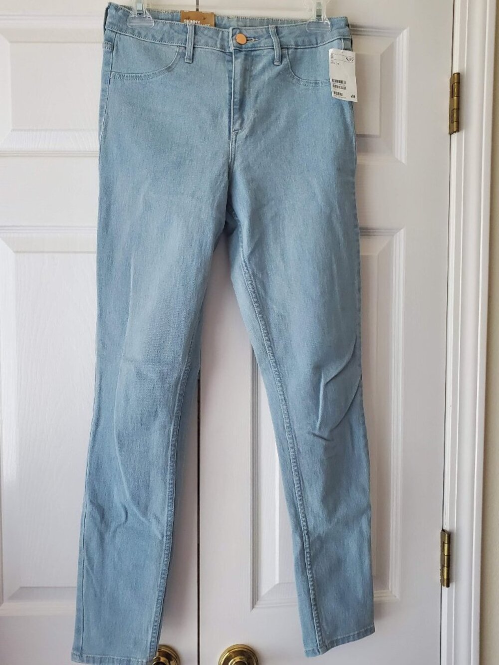 H&M &Denim Skinny High Waist Ankle CN165/72A Jeans Size 28 light wash
